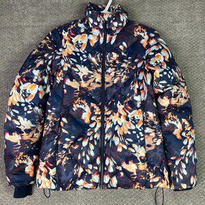 Columbia Icy Heights II Down Puffer Jacket Parka Women's Small Floral